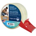 Intertape Polymer PSD50 3 Mil Prem Packing Tape With Dispenser 4110748